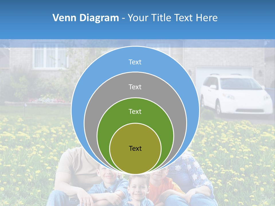 Couple Sky Portrait PowerPoint Template