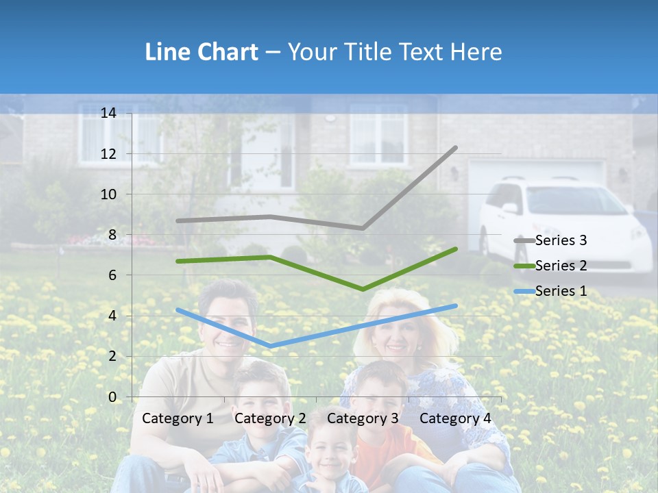 Couple Sky Portrait PowerPoint Template