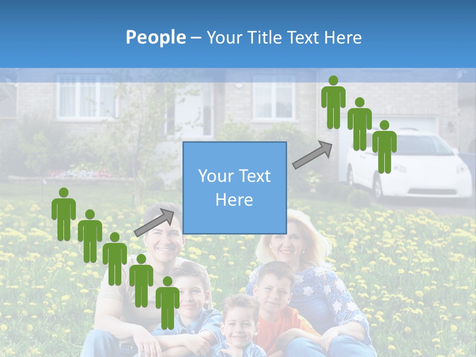 Couple Sky Portrait PowerPoint Template