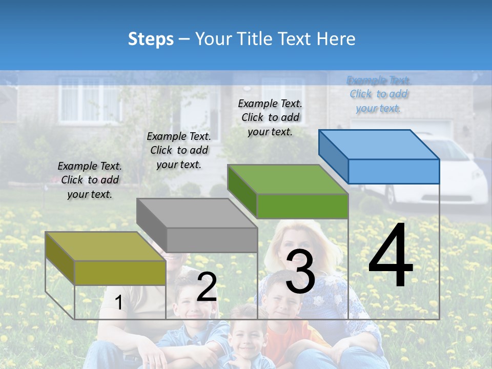 Couple Sky Portrait PowerPoint Template