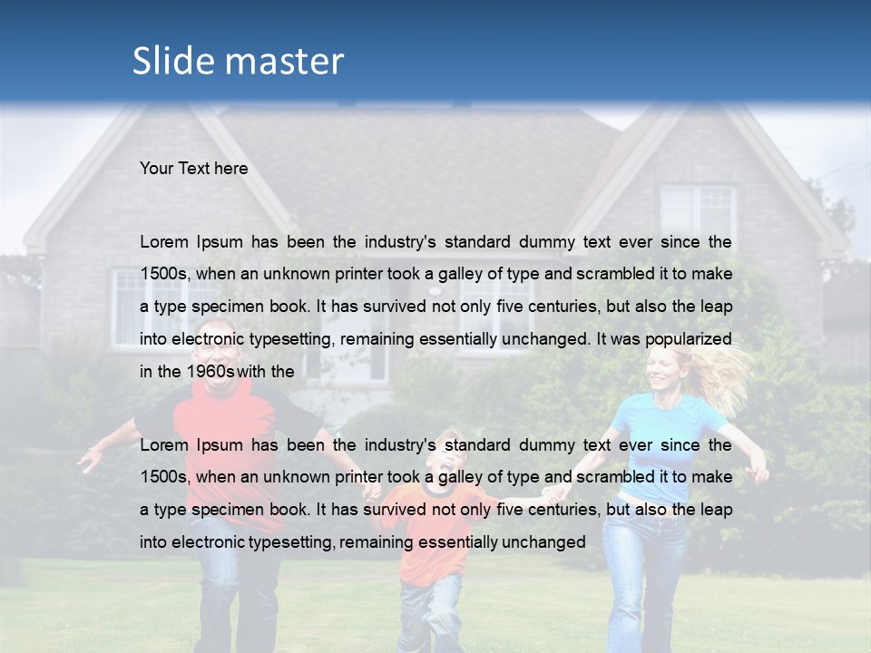 Home Kid Modern PowerPoint Template