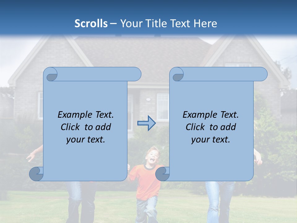 Home Kid Modern PowerPoint Template