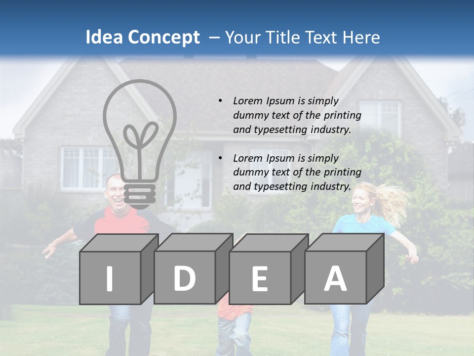 Home Kid Modern PowerPoint Template
