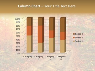 Color Fall Path PowerPoint Template