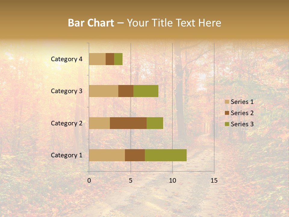 Color Fall Path PowerPoint Template