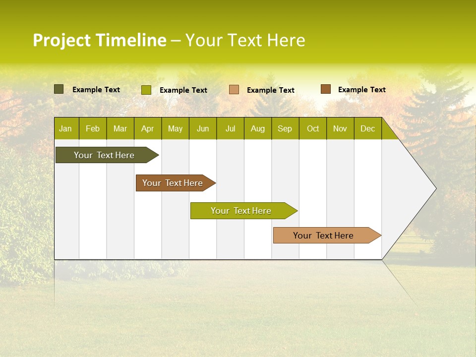 Copse Bushes Thicket PowerPoint Template