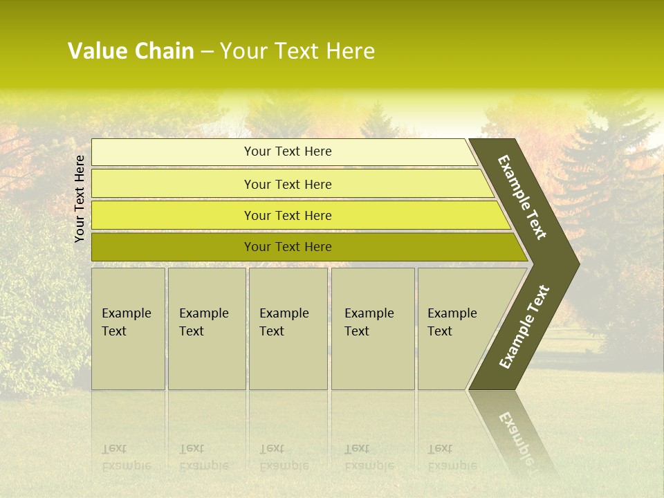 Copse Bushes Thicket PowerPoint Template