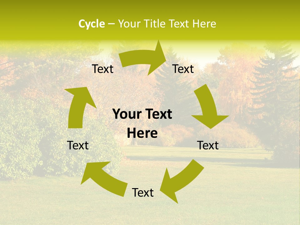 Copse Bushes Thicket PowerPoint Template
