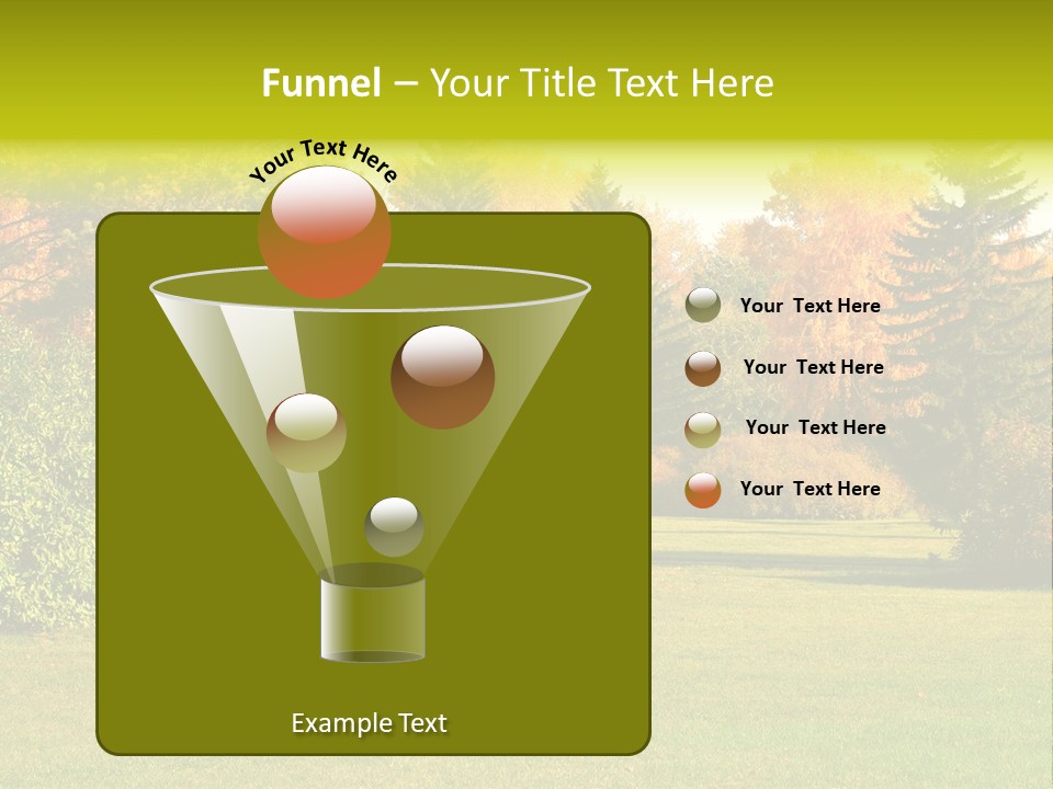 Copse Bushes Thicket PowerPoint Template