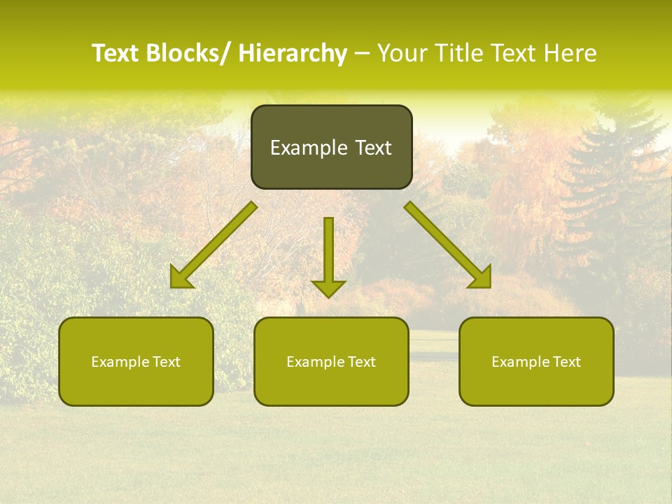 Copse Bushes Thicket PowerPoint Template