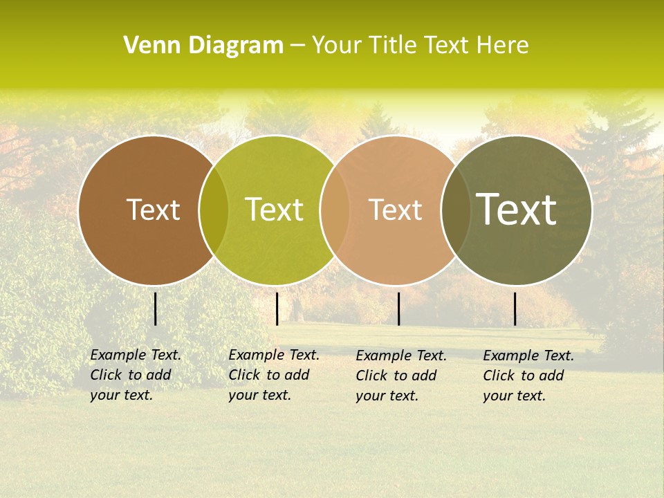 Copse Bushes Thicket PowerPoint Template