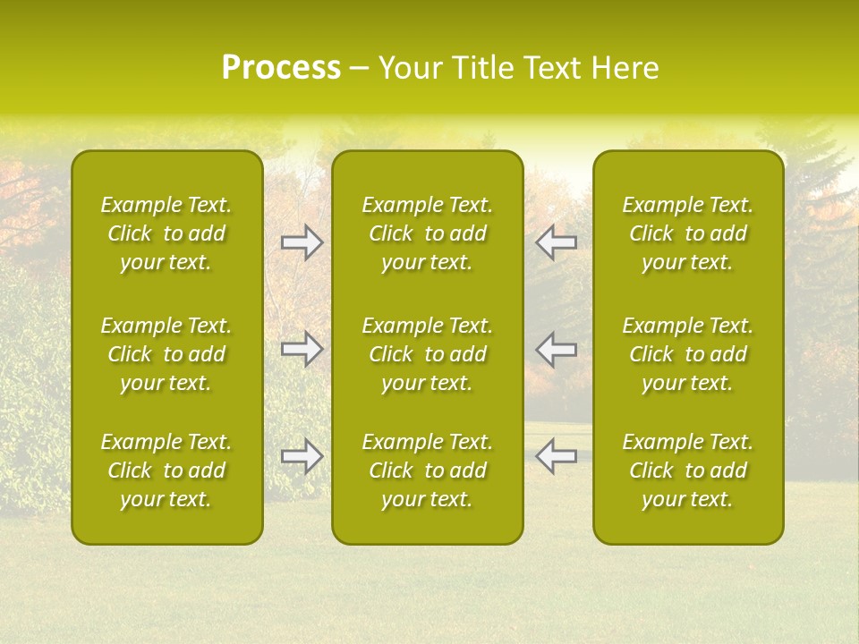 Copse Bushes Thicket PowerPoint Template