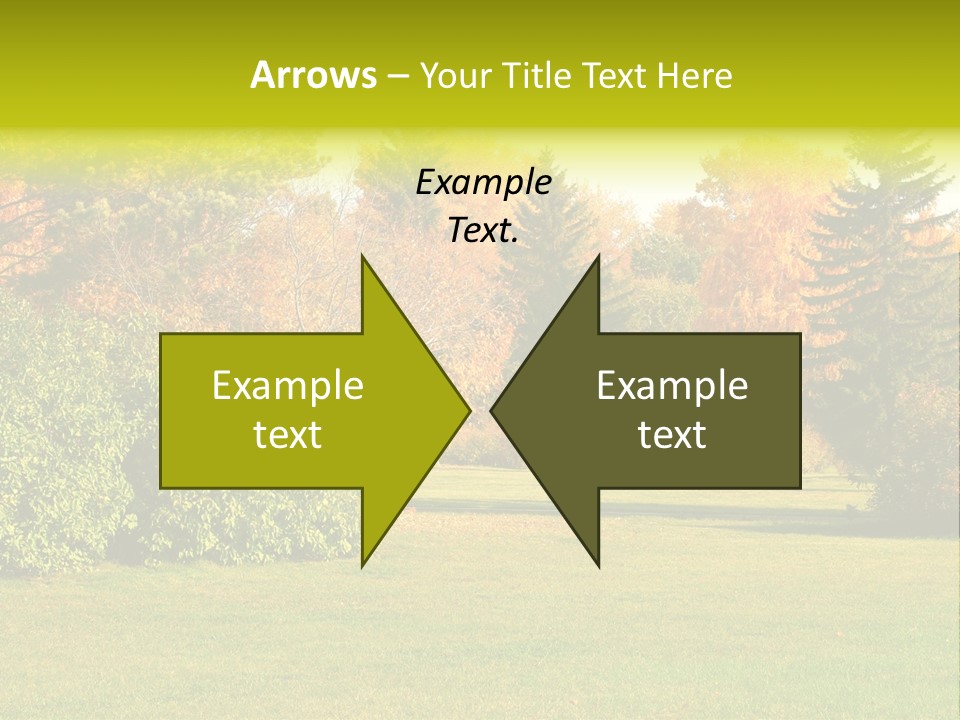 Copse Bushes Thicket PowerPoint Template