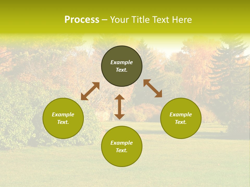 Copse Bushes Thicket PowerPoint Template