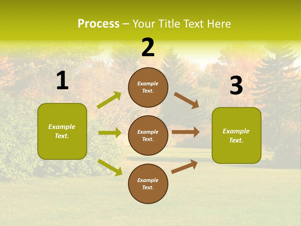 Copse Bushes Thicket PowerPoint Template