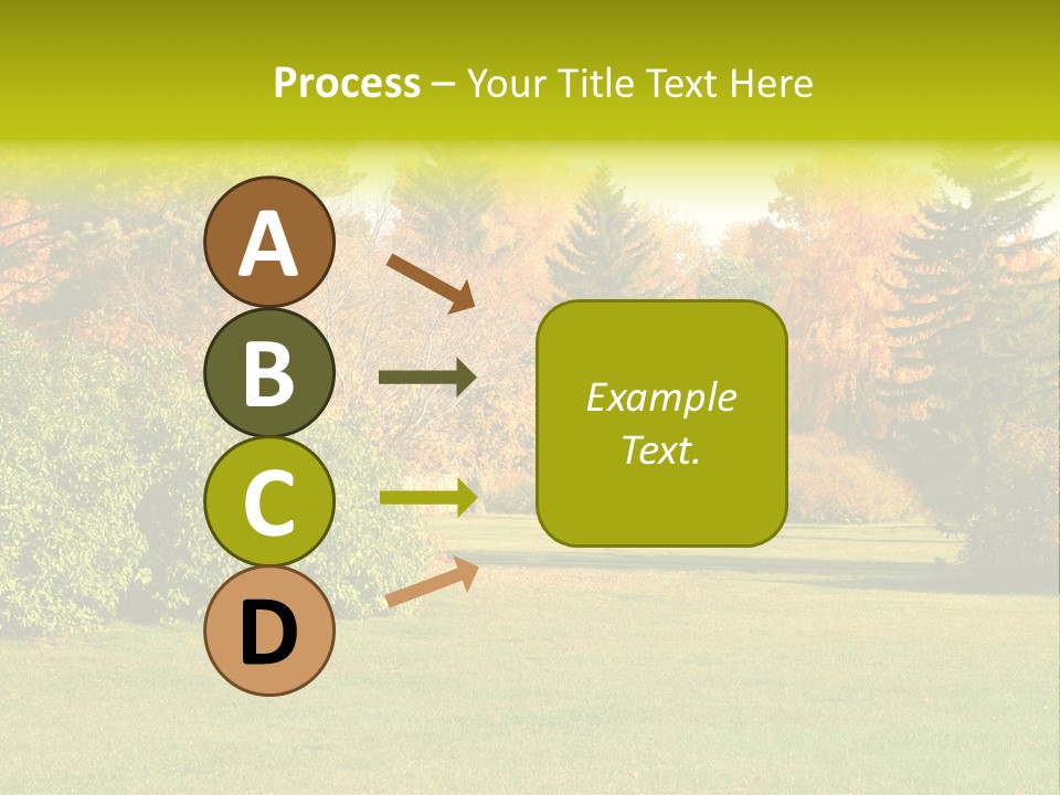 Copse Bushes Thicket PowerPoint Template