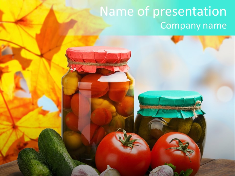 Preserved Domestic Tasty PowerPoint Template