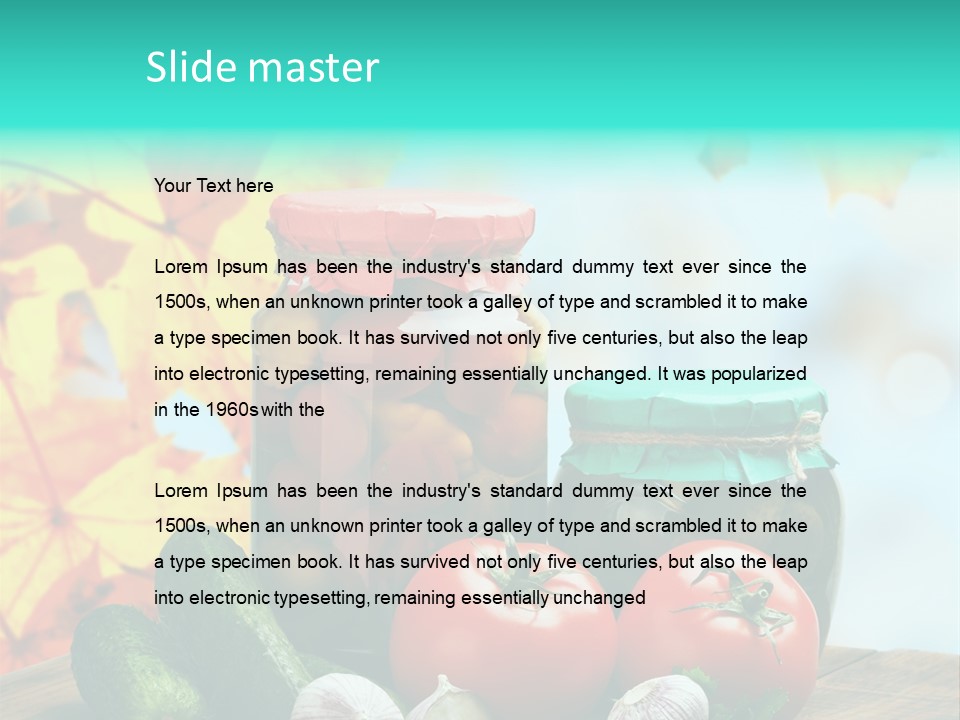 Preserved Domestic Tasty PowerPoint Template