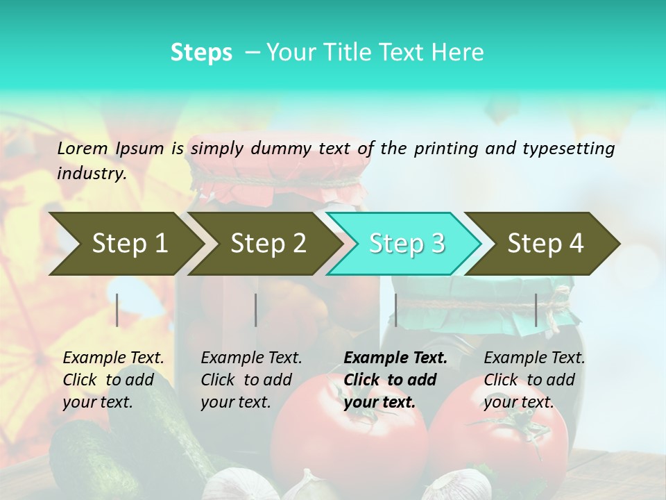 Preserved Domestic Tasty PowerPoint Template