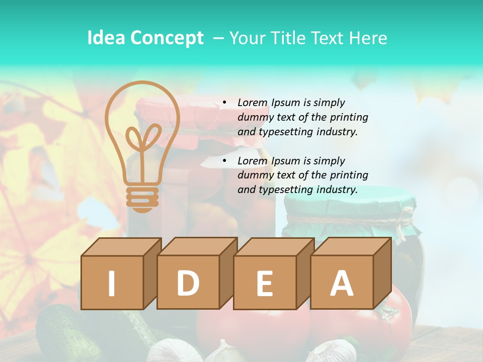 Preserved Domestic Tasty PowerPoint Template