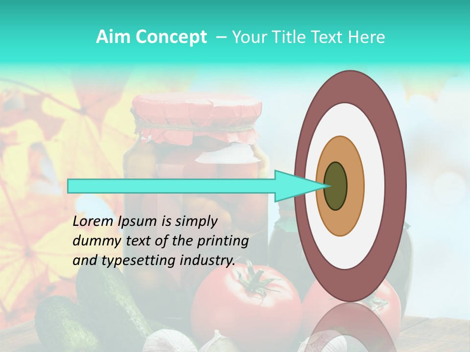 Preserved Domestic Tasty PowerPoint Template