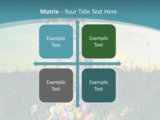 Standing Freedom Meadow PowerPoint Template