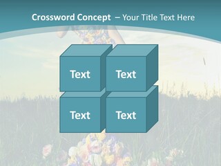 Standing Freedom Meadow PowerPoint Template