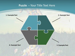 Standing Freedom Meadow PowerPoint Template
