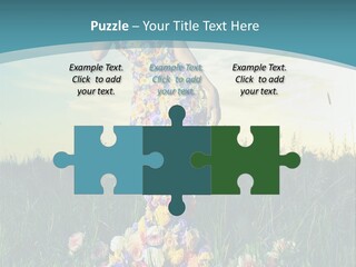 Standing Freedom Meadow PowerPoint Template