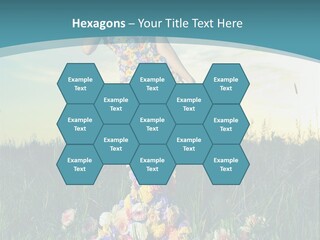 Standing Freedom Meadow PowerPoint Template