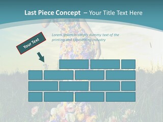 Standing Freedom Meadow PowerPoint Template