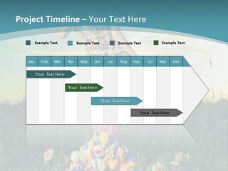 Standing Freedom Meadow PowerPoint Template
