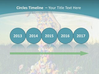 Standing Freedom Meadow PowerPoint Template