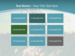 Standing Freedom Meadow PowerPoint Template
