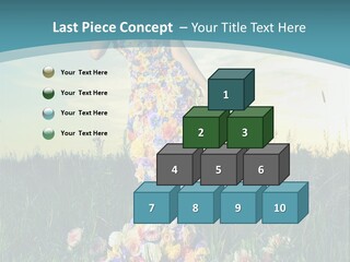 Standing Freedom Meadow PowerPoint Template