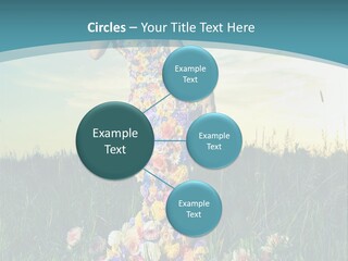 Standing Freedom Meadow PowerPoint Template