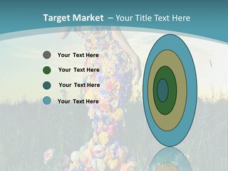 Standing Freedom Meadow PowerPoint Template