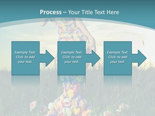 Standing Freedom Meadow PowerPoint Template
