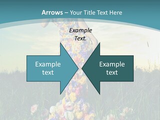 Standing Freedom Meadow PowerPoint Template