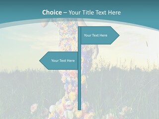 Standing Freedom Meadow PowerPoint Template