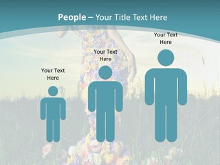 Standing Freedom Meadow PowerPoint Template