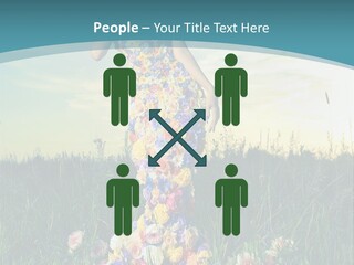 Standing Freedom Meadow PowerPoint Template
