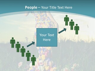 Standing Freedom Meadow PowerPoint Template