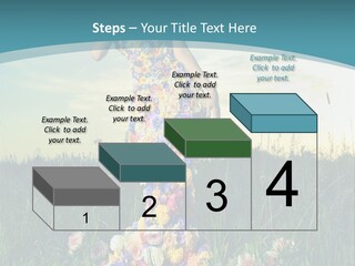 Standing Freedom Meadow PowerPoint Template