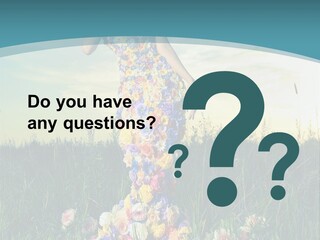 Standing Freedom Meadow PowerPoint Template