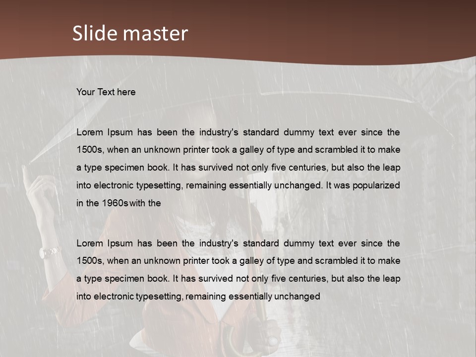 Fashion Face Cute PowerPoint Template