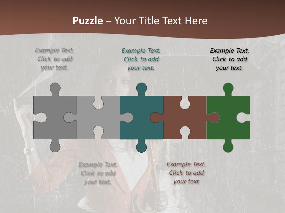 Fashion Face Cute PowerPoint Template