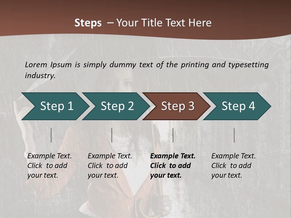 Fashion Face Cute PowerPoint Template