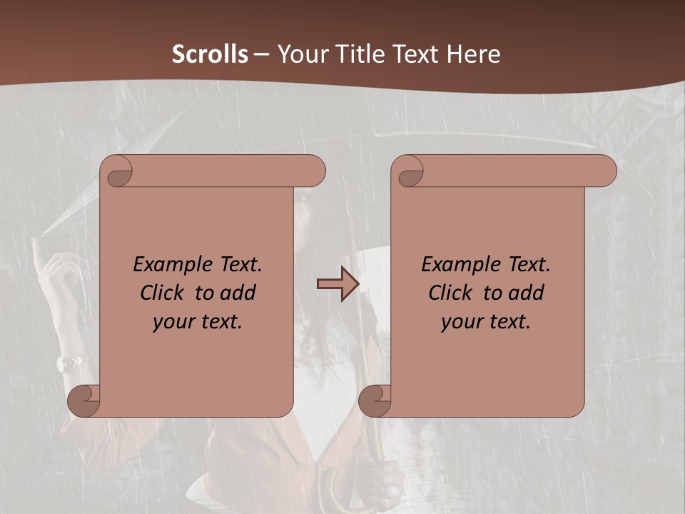 Fashion Face Cute PowerPoint Template