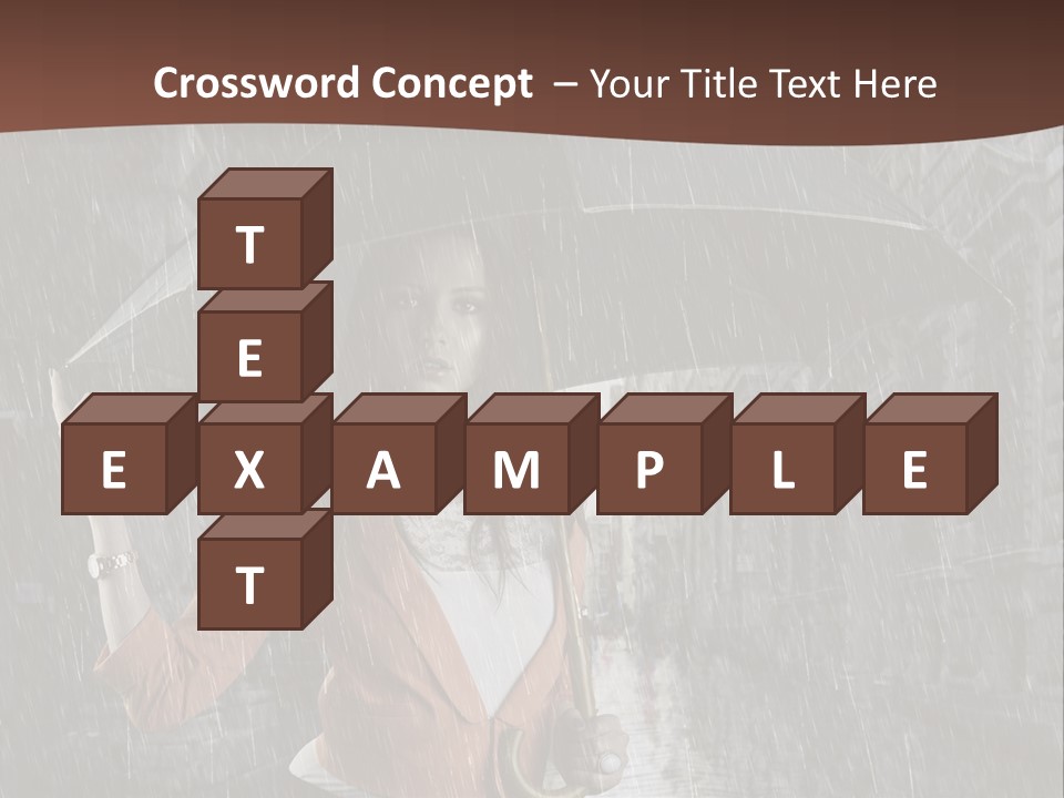 Fashion Face Cute PowerPoint Template